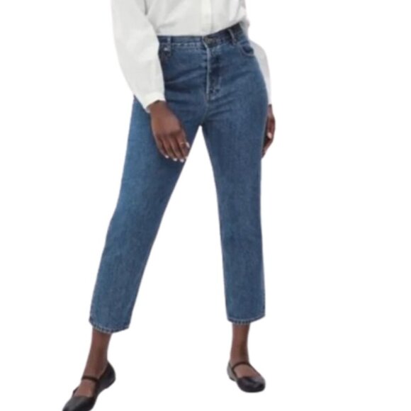 Everlane The Curvy ’90s Cheeky Straight Leg Jeans - 30R  NWOT - Picture 1 of 11